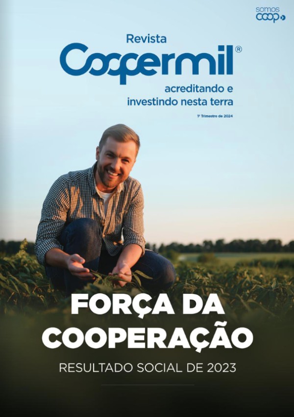 Revista Coopermil - Força da cooperação - Resultado social de 2023